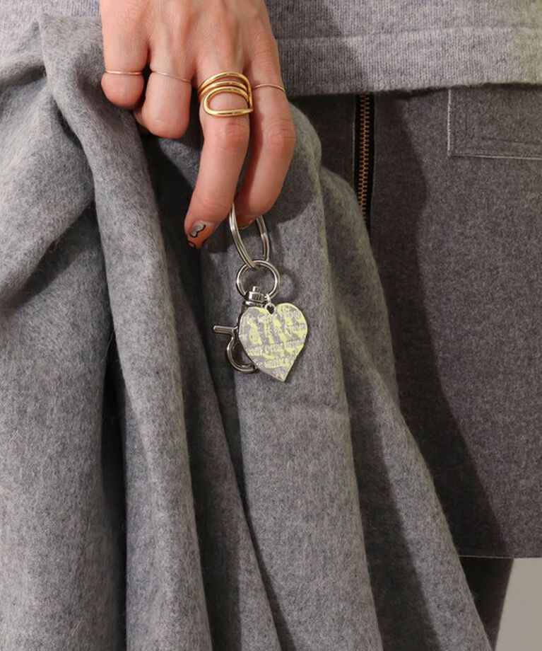 NOLLEY'S「MESSAGE HEART KEY CHARM(メッセージキーチャーム）」|チャーム・キーホルダー|