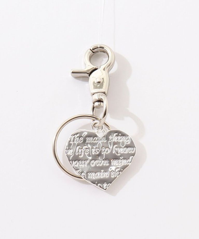 NOLLEY'S「MESSAGE HEART KEY CHARM(メッセージキーチャーム）」|チャーム・キーホルダー|