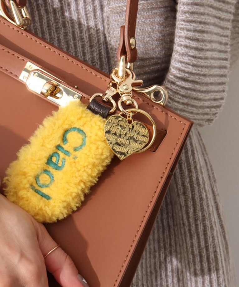 NOLLEY'S「MESSAGE HEART KEY CHARM(メッセージキーチャーム）」|チャーム・キーホルダー|