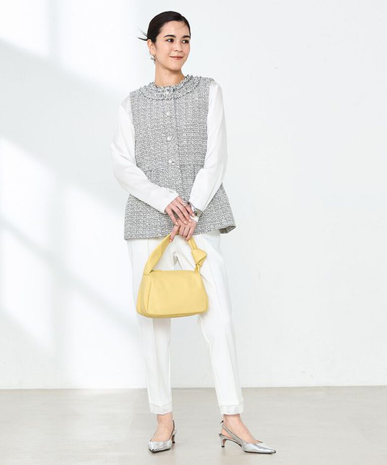 NOLLEY'S「ウォッシャブル裾レースジャージパンツ」|その他|