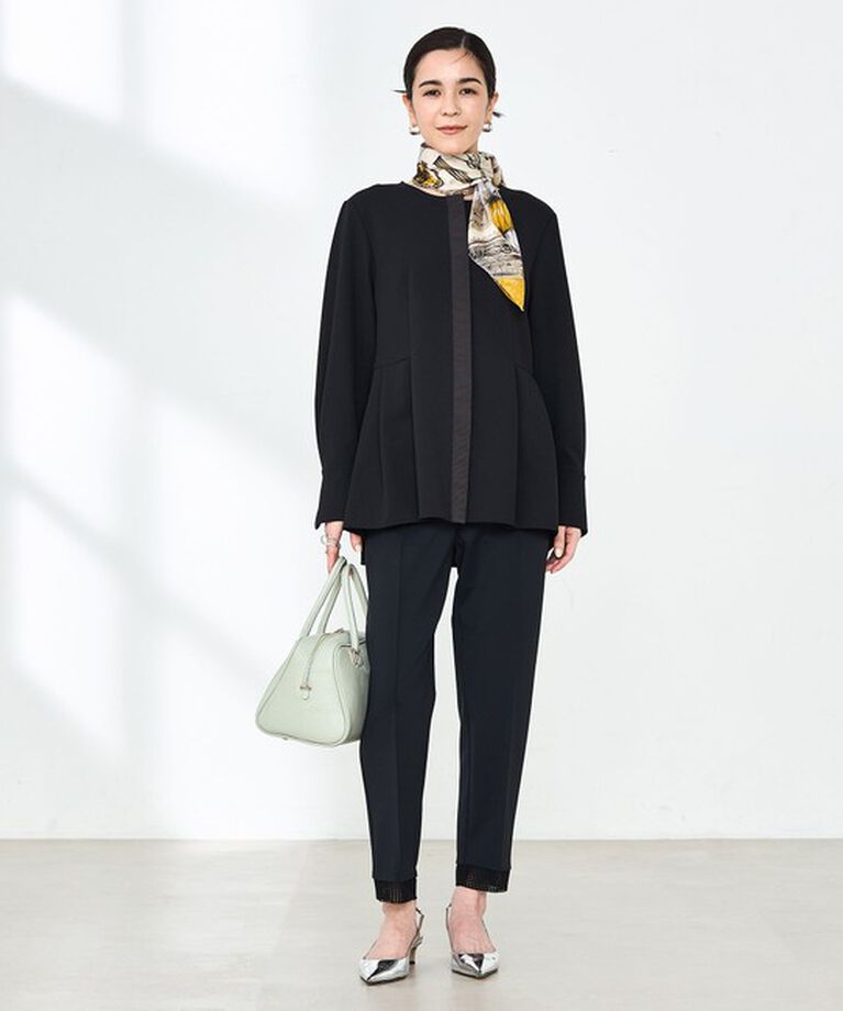 NOLLEY'S「ウォッシャブル裾レースジャージパンツ」|その他|