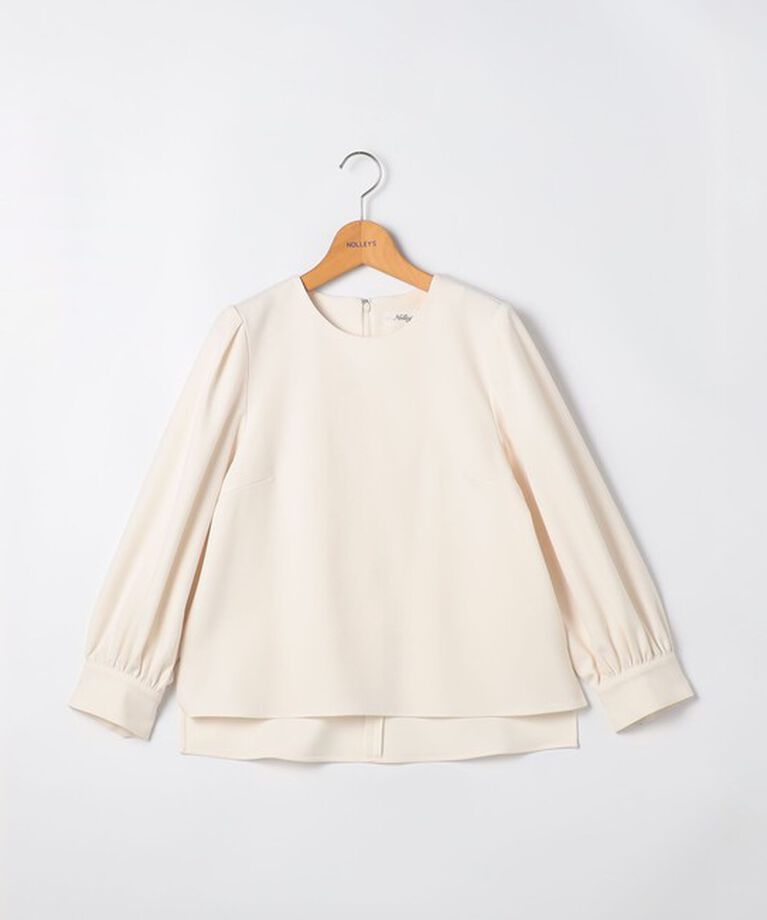 NOLLEY'S「《セットアップ対応》ウォッシャブルウール調サージストレッチブラウス」|シャツ・ブラウス|