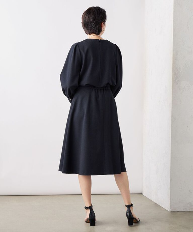 NOLLEY'S「《セットアップ対応》ウォッシャブルウール調サージストレッチブラウス」|シャツ・ブラウス|