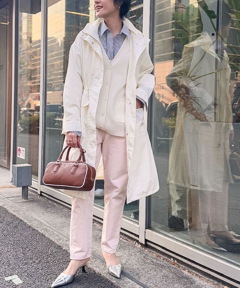 NOLLEY'S sophi「撥水タッサー HOOD COAT」|ダッフルコート|