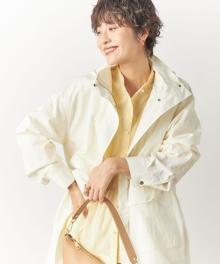 NOLLEY'S sophi「撥水タッサー HOOD COAT」|ダッフルコート|