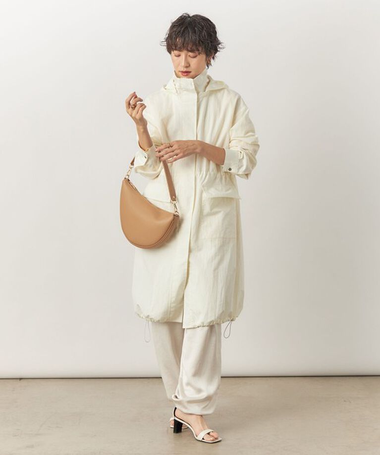 NOLLEY'S sophi「撥水タッサー HOOD COAT」|ダッフルコート|