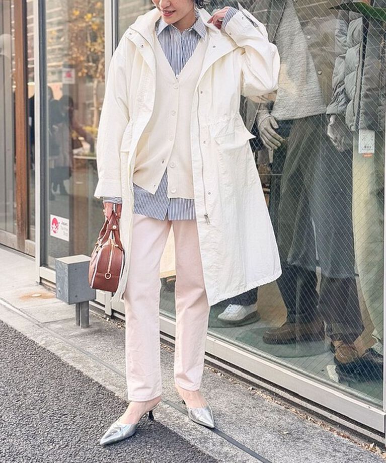 NOLLEY'S sophi「撥水タッサー HOOD COAT」|ダッフルコート|