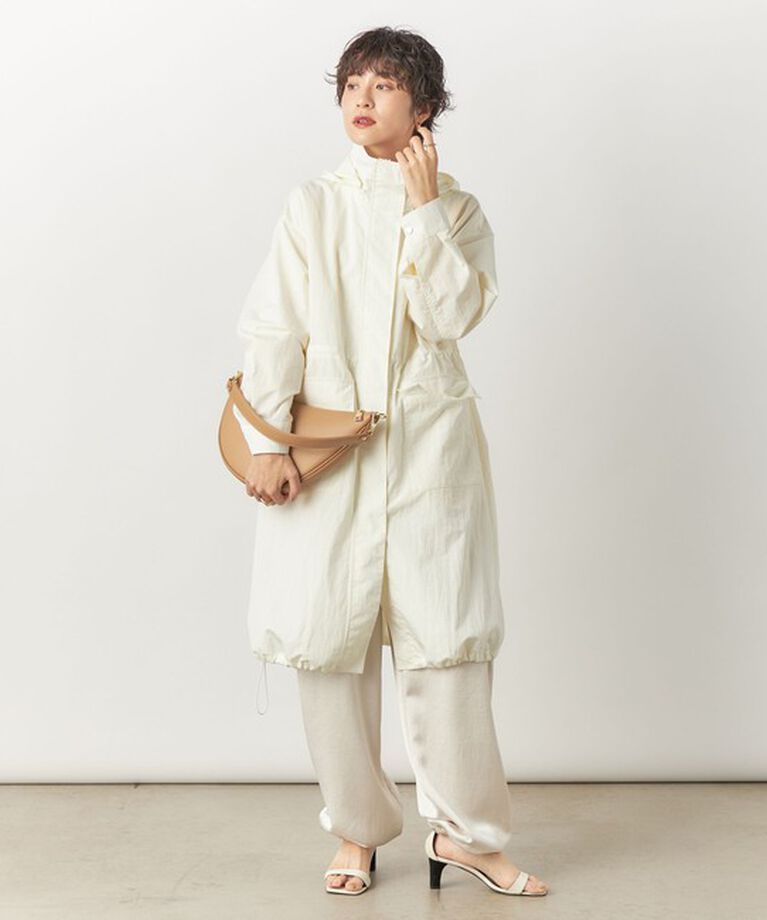 NOLLEY'S sophi「撥水タッサー HOOD COAT」|ダッフルコート|