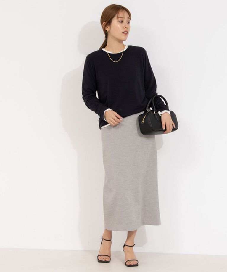 Rie Miller「【追加】シアーストレッチロンT」|Tシャツ・カットソー|