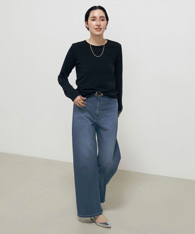 Rie Miller「【追加】シアーストレッチロンT」|Tシャツ・カットソー|