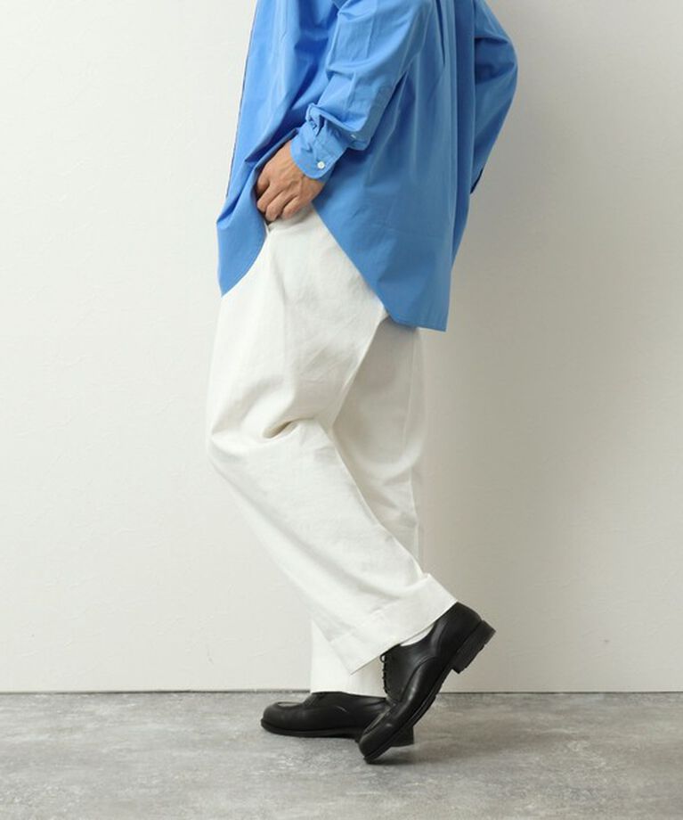 WORK ABOUT「NSOK デニム2タックワイドパンツ 25SS」|デニム|