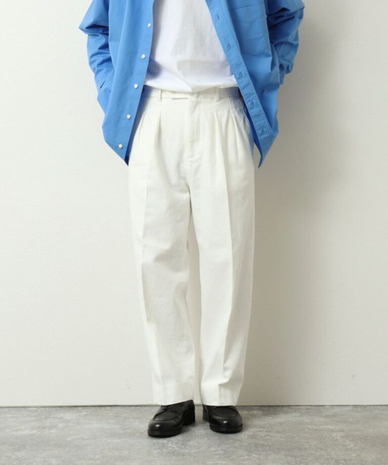 WORK ABOUT「NSOK デニム2タックワイドパンツ 25SS」|デニム|