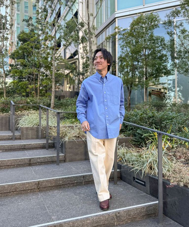 WORK ABOUT「NSOK デニム2タックワイドパンツ 25SS」|デニム|