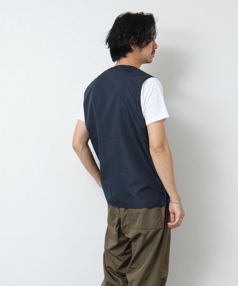 NOLLEY'S goodman「【TAION/タイオン】ノンダウン ミリタリー リバーシブル Vネックベスト 25SS」|ベスト・ジレ|