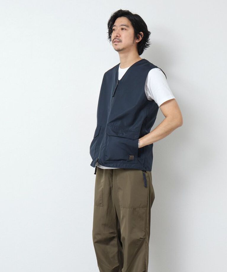 NOLLEY'S goodman「【TAION/タイオン】ノンダウン ミリタリー リバーシブル Vネックベスト 25SS」|ベスト・ジレ|