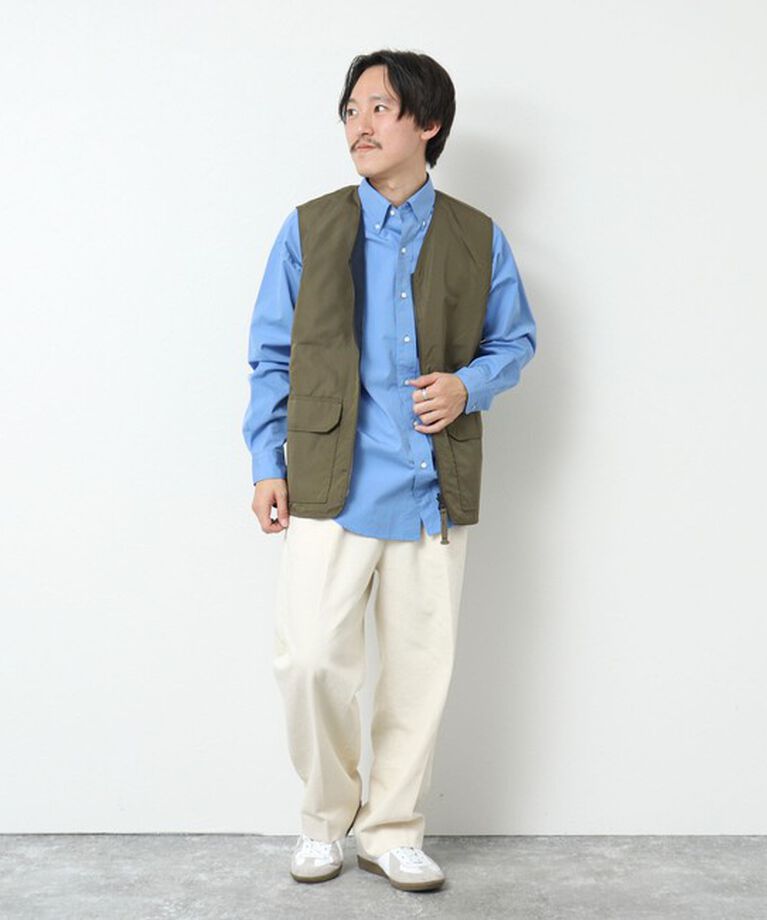 NOLLEY'S goodman「【TAION/タイオン】ノンダウン ミリタリー リバーシブル Vネックベスト 25SS」|ベスト・ジレ|