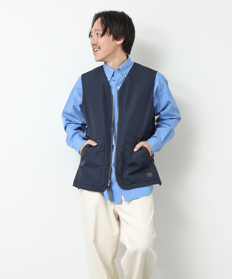 NOLLEY'S goodman「【TAION/タイオン】ノンダウン ミリタリー リバーシブル Vネックベスト 25SS」|ベスト・ジレ|
