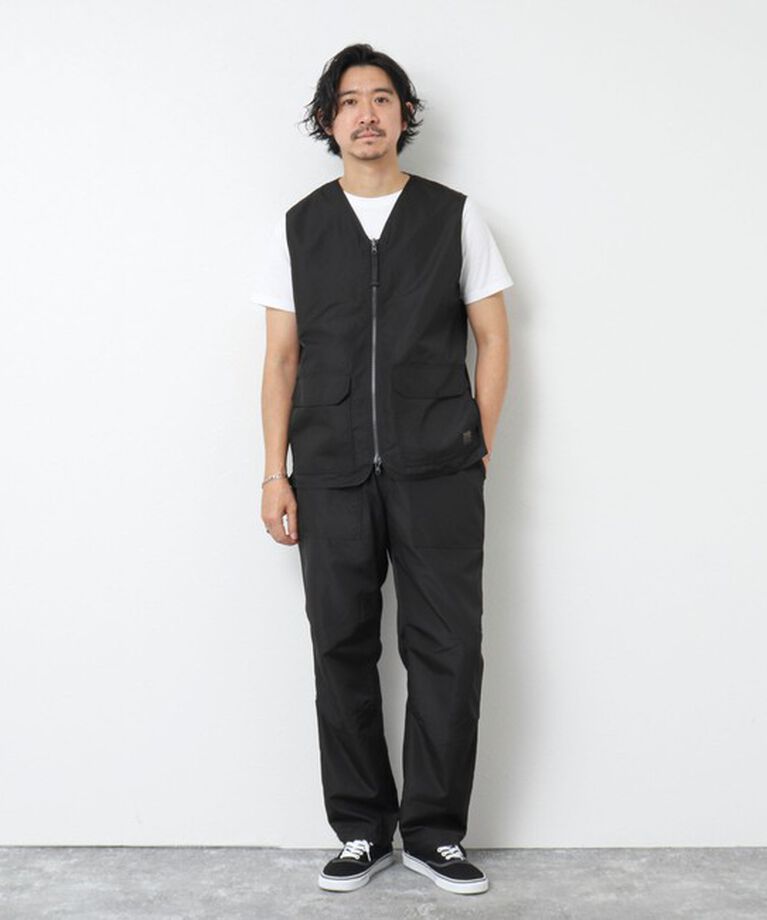 NOLLEY'S goodman「【TAION/タイオン】ノンダウン ミリタリー リバーシブル Vネックベスト 25SS」|ベスト・ジレ|