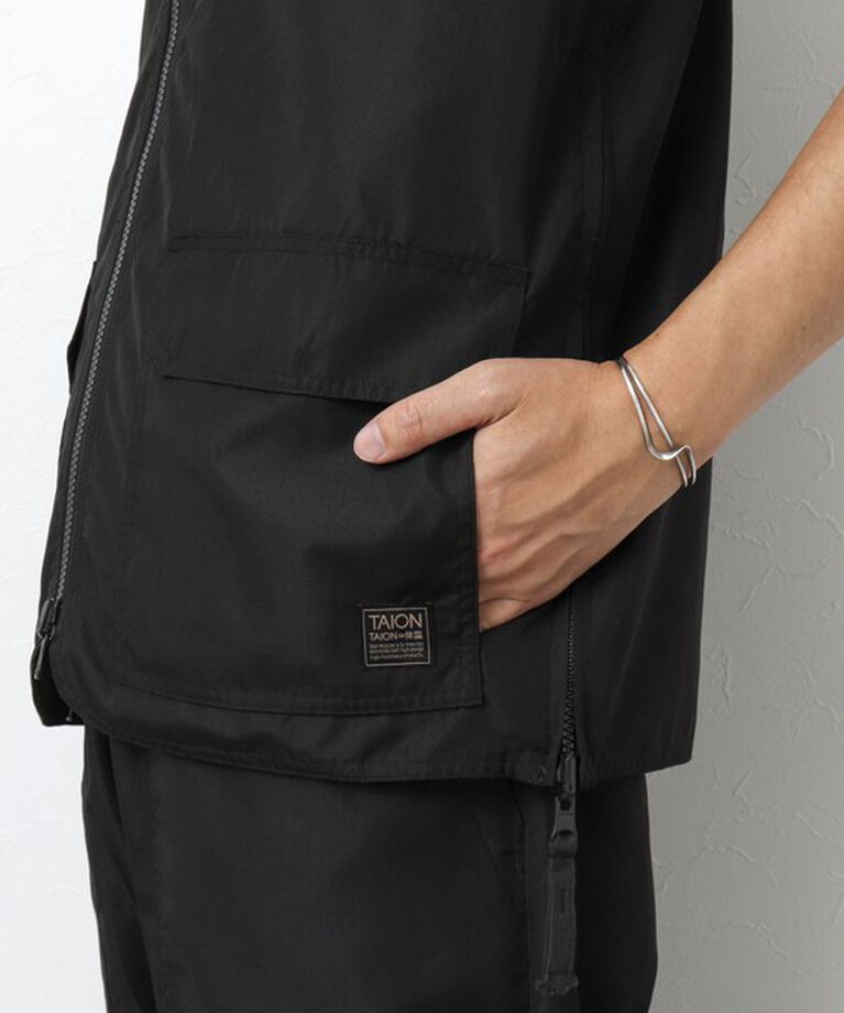 NOLLEY'S goodman「【TAION/タイオン】ノンダウン ミリタリー リバーシブル Vネックベスト 25SS」|ベスト・ジレ|