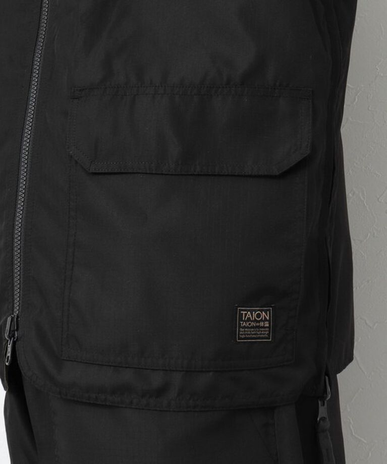 NOLLEY'S goodman「【TAION/タイオン】ノンダウン ミリタリー リバーシブル Vネックベスト 25SS」|ベスト・ジレ|
