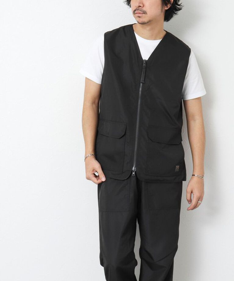 NOLLEY'S goodman「【TAION/タイオン】ノンダウン ミリタリー リバーシブル Vネックベスト 25SS」|ベスト・ジレ|