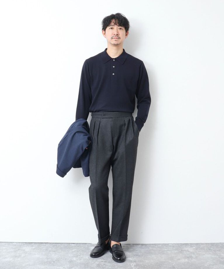 NOLLEY'S goodman「NSN ハイゲージ成型 ポロニット 25SS」|ニット・セーター|