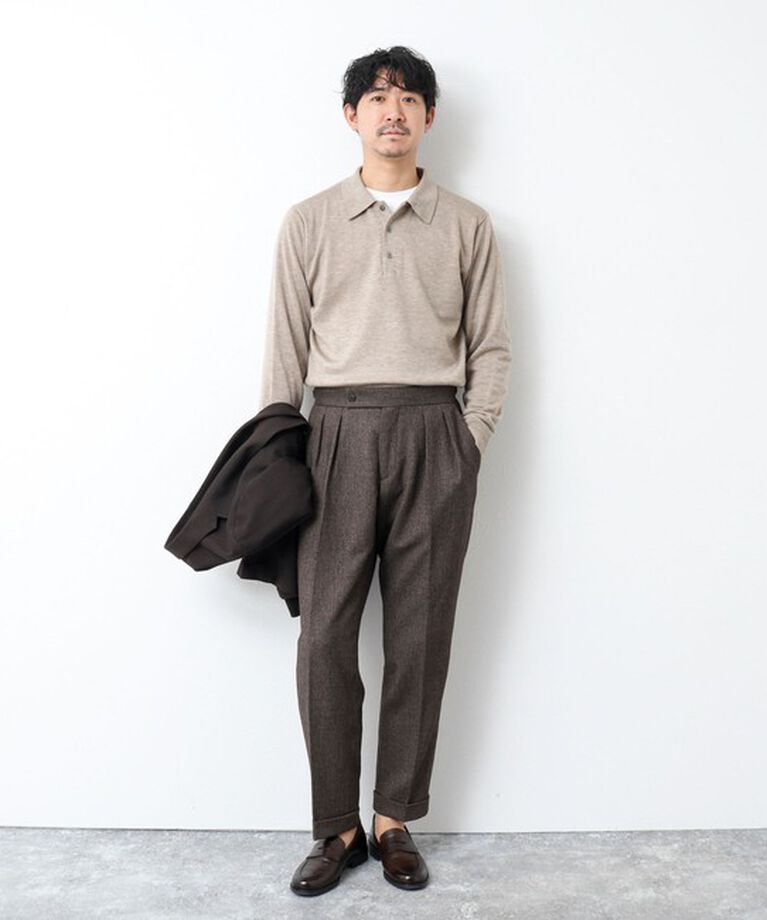 NOLLEY'S goodman「NSN ハイゲージ成型 ポロニット 25SS」|ニット・セーター|