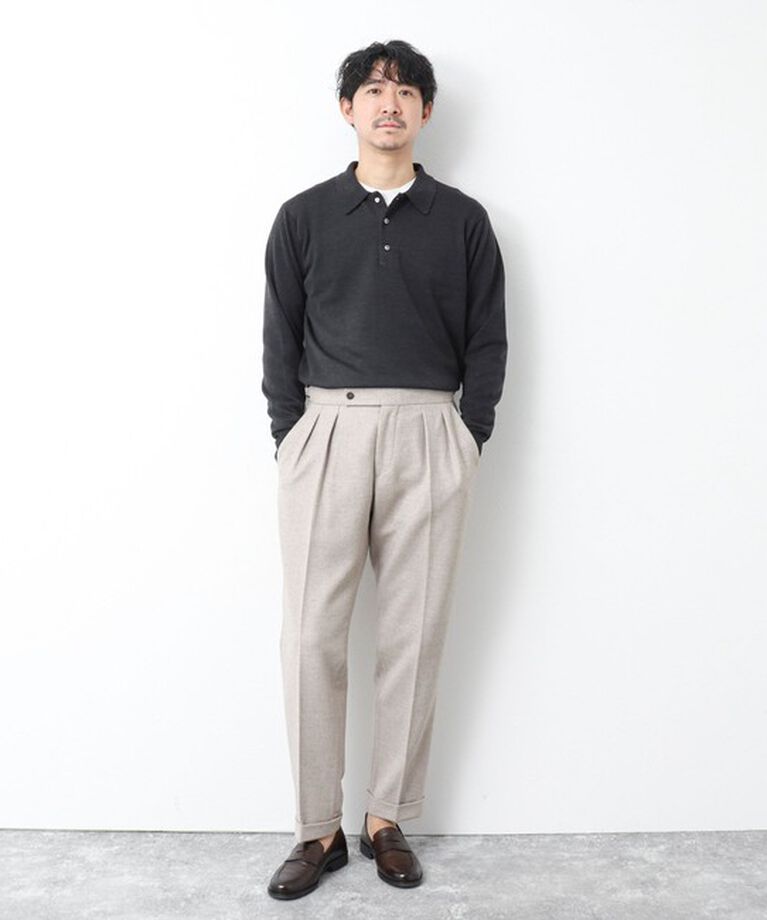 NOLLEY'S goodman「NSN ハイゲージ成型 ポロニット 25SS」|ニット・セーター|