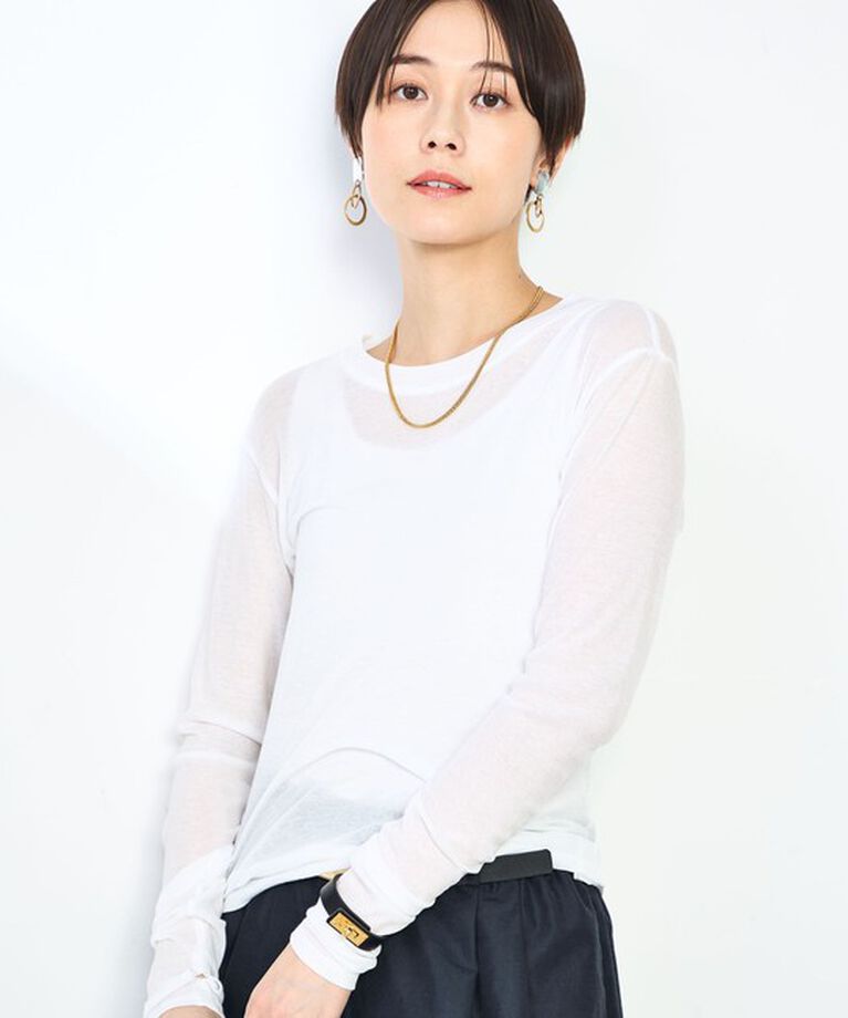 NOLLEY'S「MY STANDARD シアーロンT」|Tシャツ・カットソー|