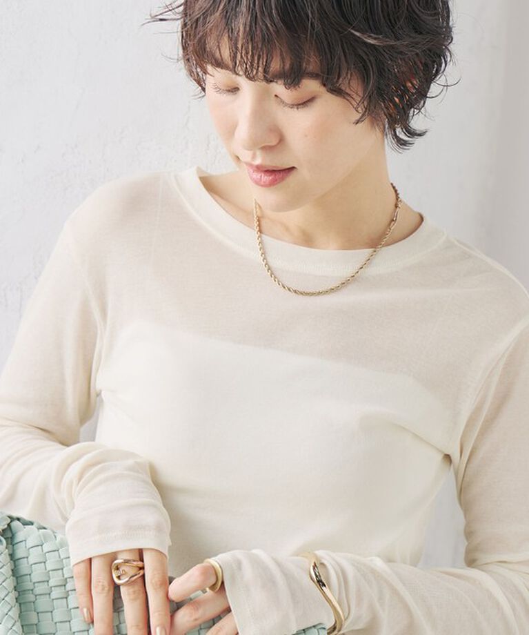 NOLLEY'S「MY STANDARD シアーロンT」|Tシャツ・カットソー|キナリ