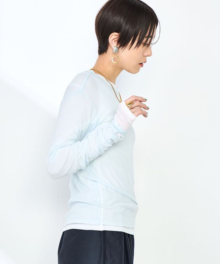NOLLEY'S「MY STANDARD シアーロンT」|Tシャツ・カットソー|