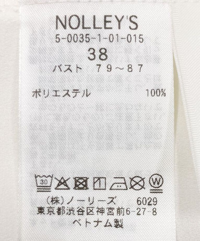 NOLLEY'S「ストレッチジョーゼットボウタイ風ブラウス」|シャツ・ブラウス|