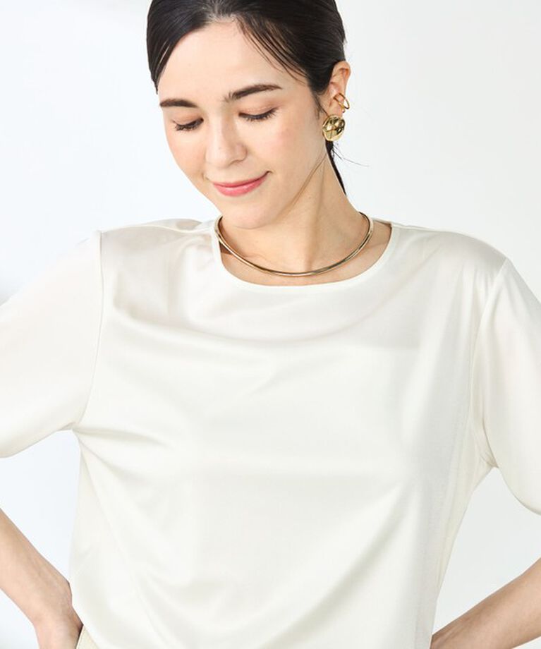 NOLLEY'S sophi「サテンスムースT」|Tシャツ・カットソー|
