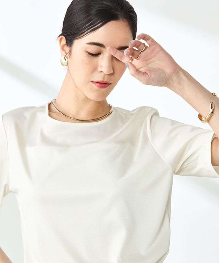 NOLLEY'S sophi「サテンスムースT」|Tシャツ・カットソー|