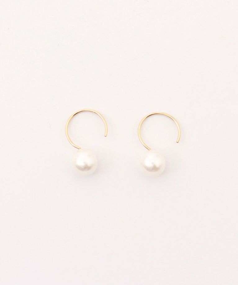 grace grace「【grace grace/グラスグラス】シェルパールフックピアス」|ピアス|