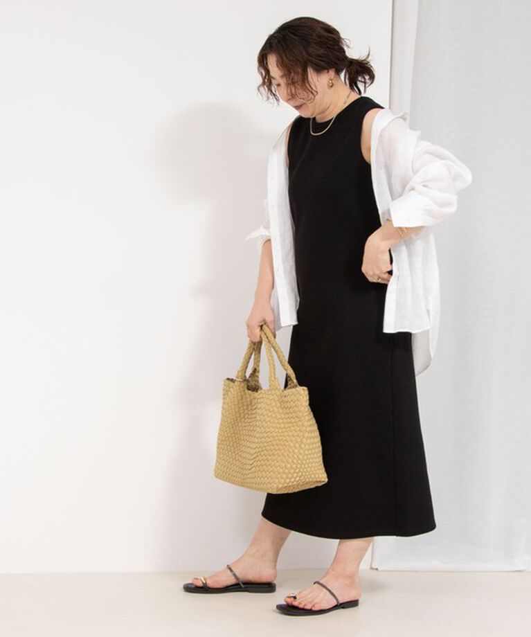 NOLLEY'S「【MD 二見☆別注】ウォッシャブルダブルフェイスカットワンピース」|ワンピース|