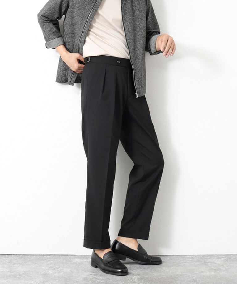 WORK ABOUT「NSN アジャスター付2タックスラックス 25SS」|スラックス|