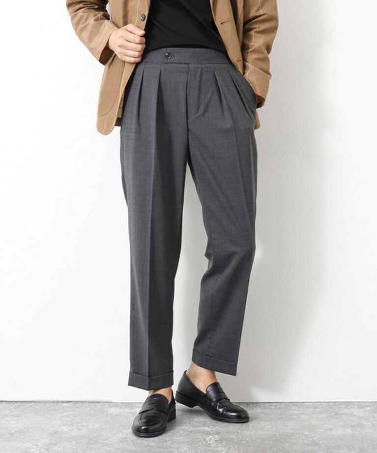 WORK ABOUT「NSN アジャスター付2タックスラックス 25SS」|スラックス|