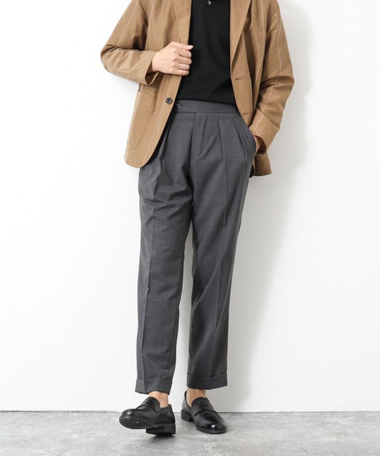 WORK ABOUT「NSN アジャスター付2タックスラックス 25SS」|スラックス|