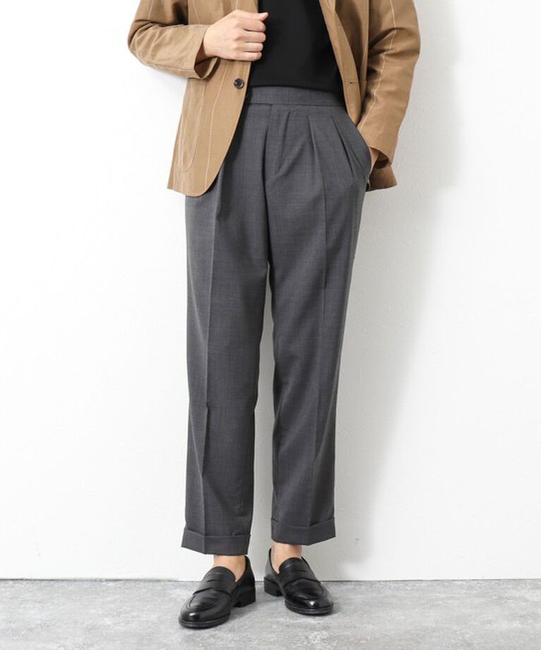 WORK ABOUT「NSN アジャスター付2タックスラックス 25SS」|スラックス|