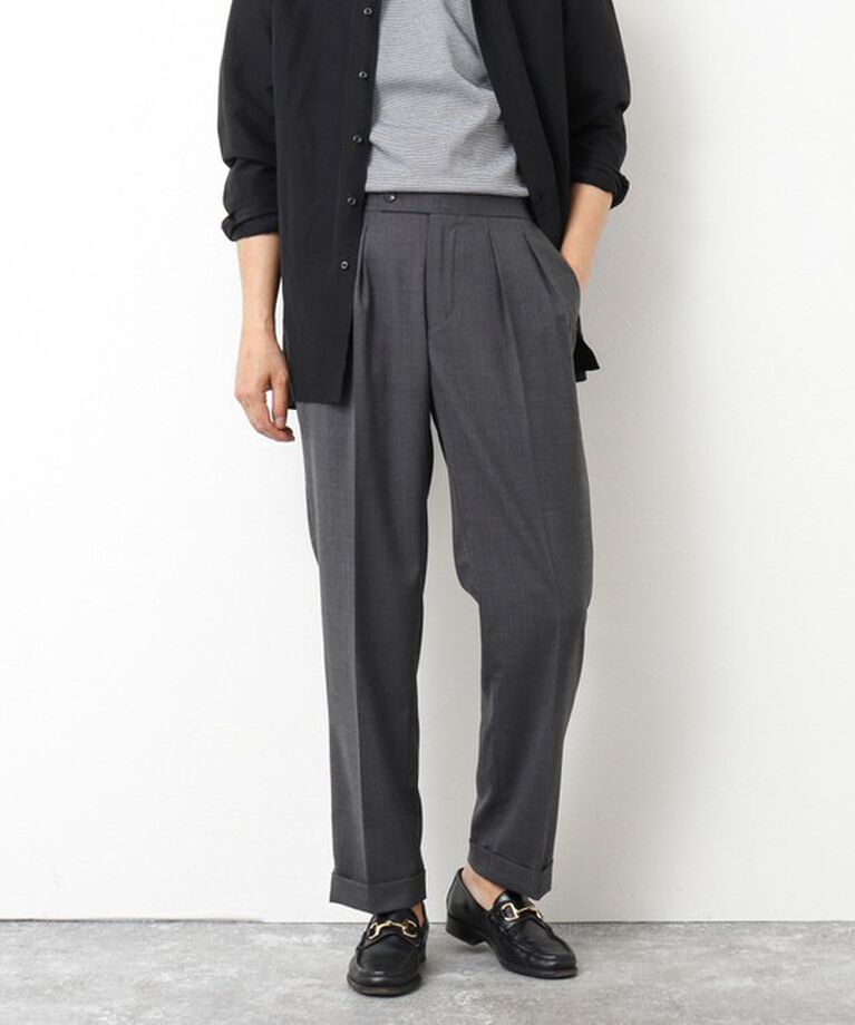 WORK ABOUT「NSN アジャスター付2タックスラックス 25SS」|スラックス|