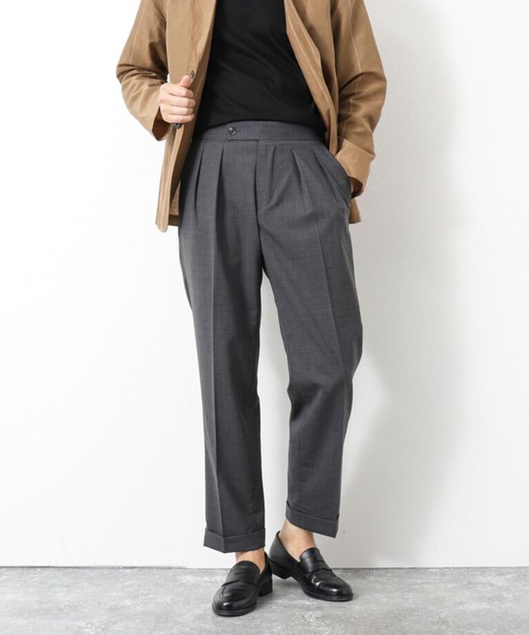 WORK ABOUT「NSN アジャスター付2タックスラックス 25SS」|スラックス|