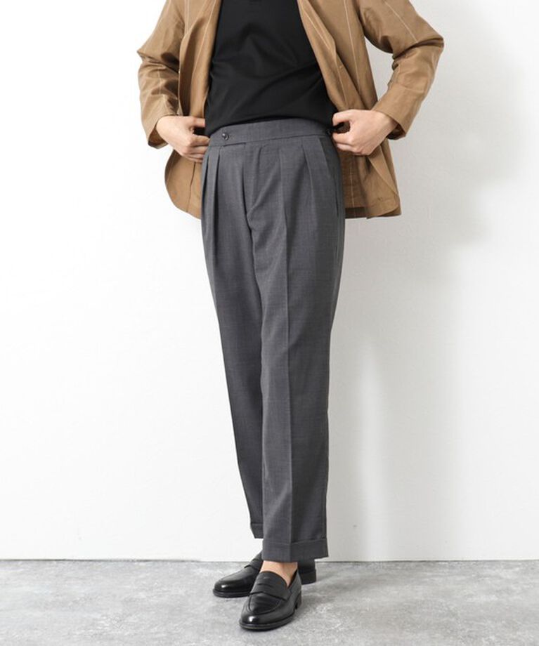 WORK ABOUT「NSN アジャスター付2タックスラックス 25SS」|スラックス|