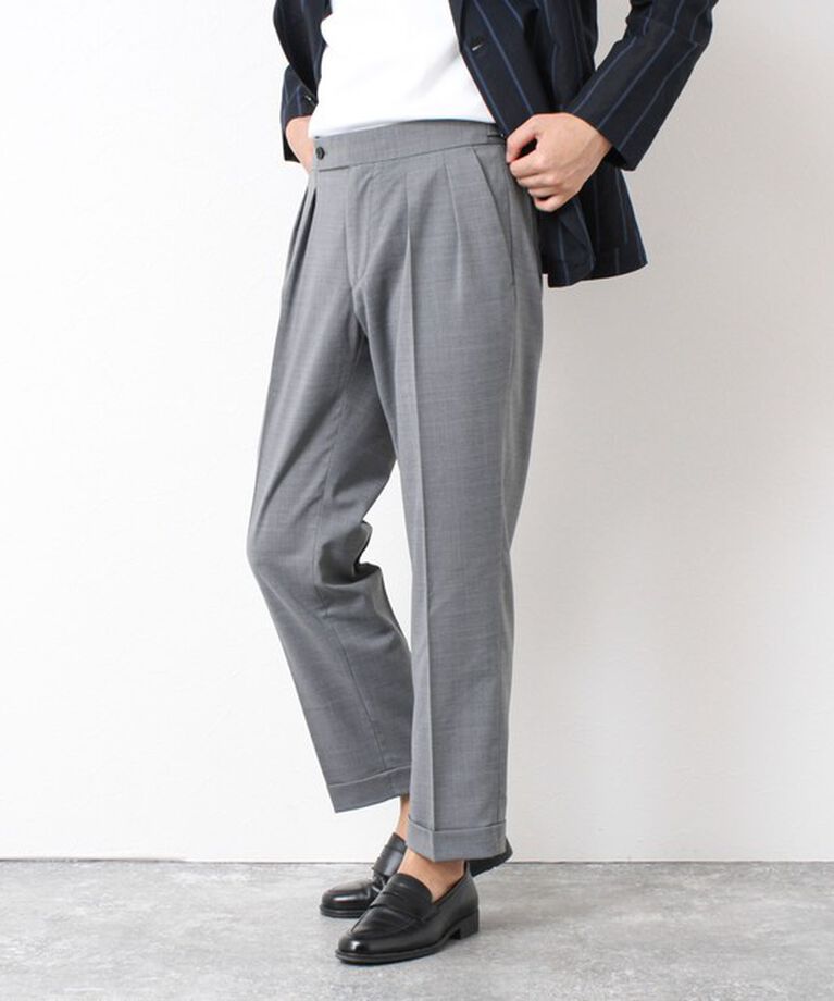 WORK ABOUT「NSN アジャスター付2タックスラックス 25SS」|スラックス|
