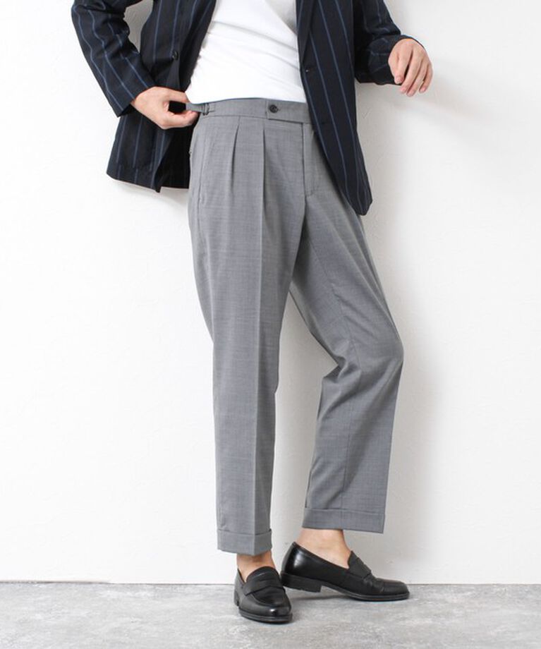 WORK ABOUT「NSN アジャスター付2タックスラックス 25SS」|スラックス|