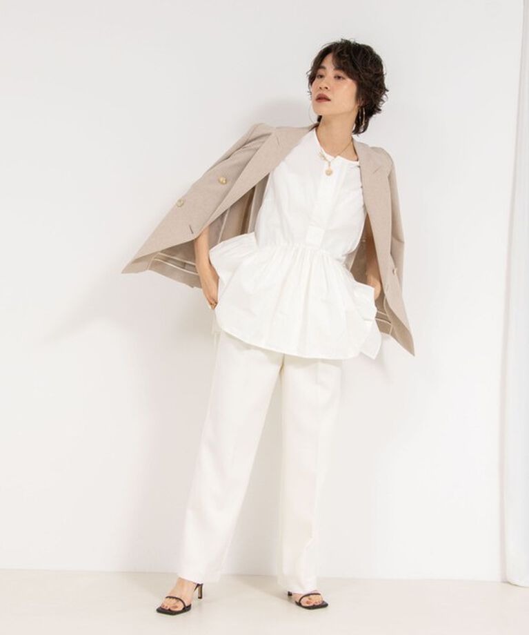 NOLLEY'S sophi「【PROTAGONISTA/プロタゴニスタ】Sleeveless Flare Tops」|シャツ・ブラウス|