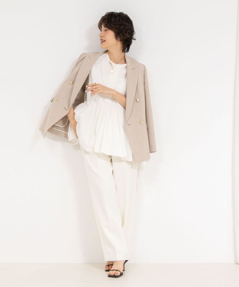 NOLLEY'S sophi「【PROTAGONISTA/プロタゴニスタ】Sleeveless Flare Tops」|シャツ・ブラウス|