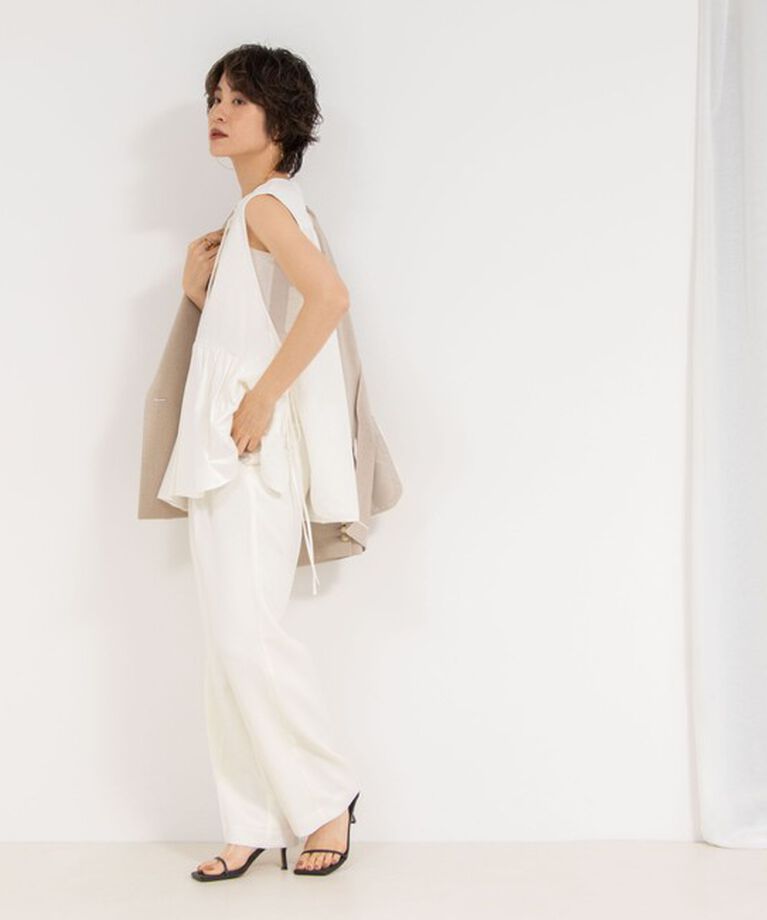 NOLLEY'S sophi「【PROTAGONISTA/プロタゴニスタ】Sleeveless Flare Tops」|シャツ・ブラウス|