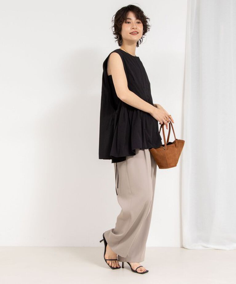 NOLLEY'S sophi「【PROTAGONISTA/プロタゴニスタ】Sleeveless Flare Tops」|シャツ・ブラウス|