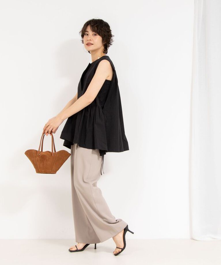 NOLLEY'S sophi「【PROTAGONISTA/プロタゴニスタ】Sleeveless Flare Tops」|シャツ・ブラウス|